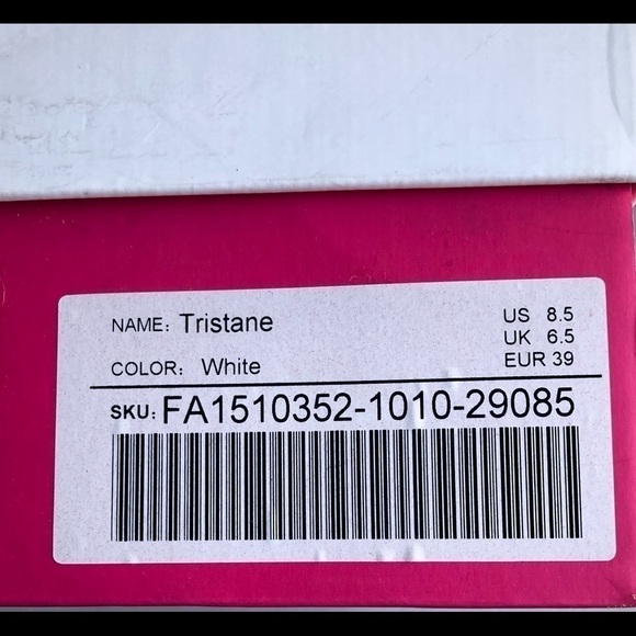 JUSTFAB, EUC, WHITE STRAPPY SANDALS - Picture 8 of 8